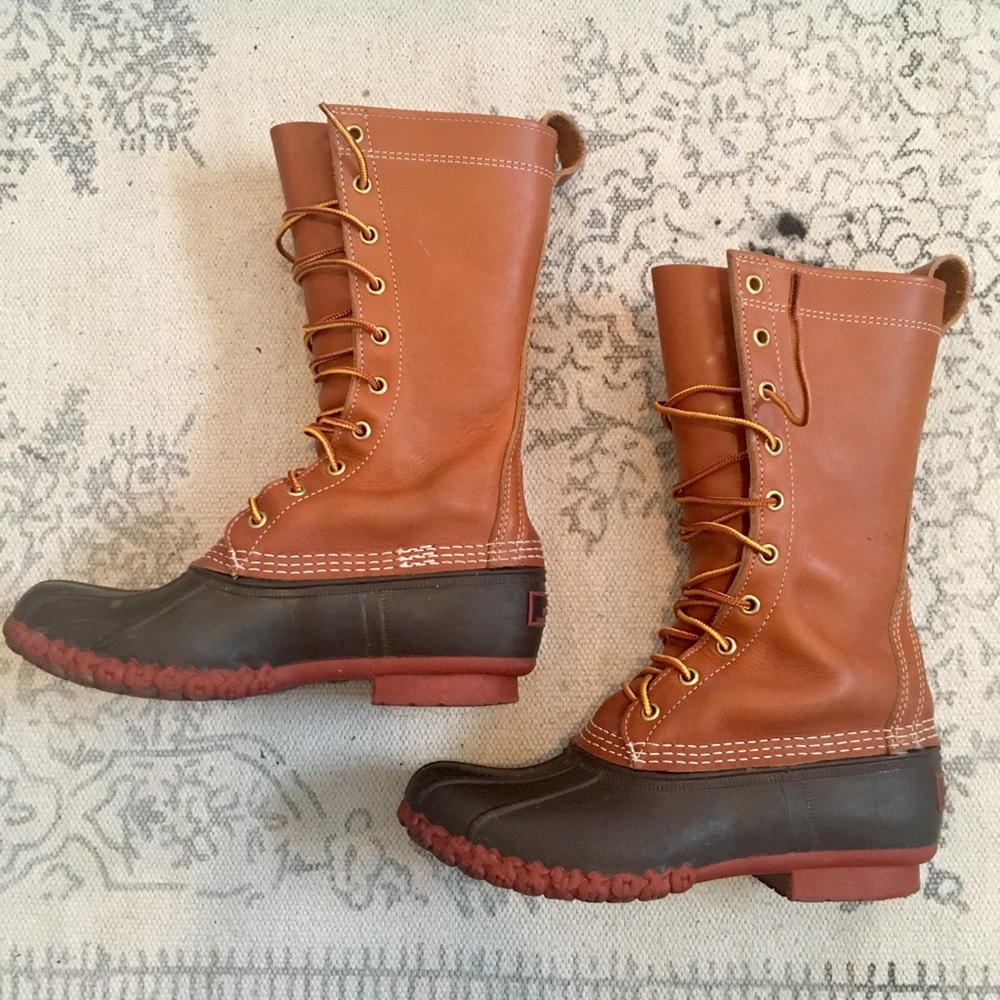 10” L.L. Bean Boots Red Sole Edition